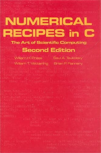Tapa de NUMERICAL RECIPES IN C