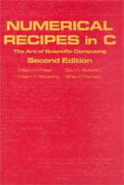 Tapa de NUMERICAL RECIPES IN C