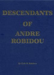 Tapa de DESCENDANTS OF ANDRE ROBIDOU