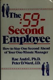 Tapa de The 59-second employee