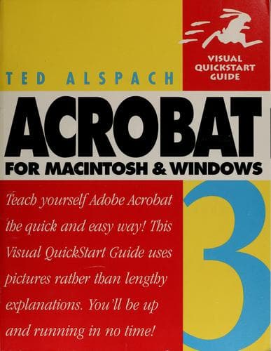 Tapa de Acrobat 3 for Macintosh and Windows