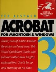 Tapa de Acrobat 3 for Macintosh and Windows