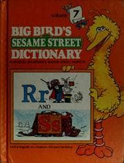 Tapa de Big Bird's Sesame Street dictionary Vol. 7