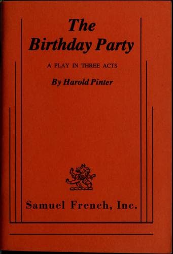 Tapa de The birthday party
