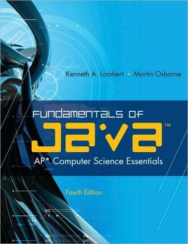 Tapa de Fundamentals of Java