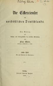 Tapa de Die Cistercienser des nordöstlichen Deutschlands
