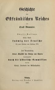 Tapa de Geschichte des ostfränkischen reiches