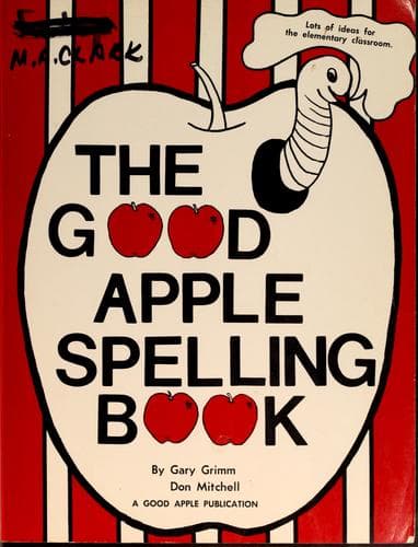 Tapa de The good apple spelling book