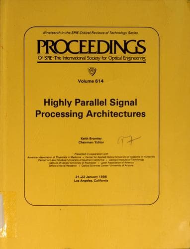 Tapa de Highly parallel signal processing architectures