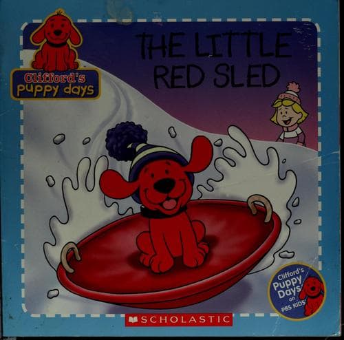 Tapa de The little red sled