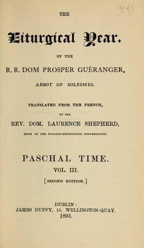 Tapa de Liturgical year
