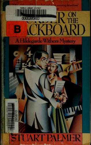 Tapa de Murder on the blackboard