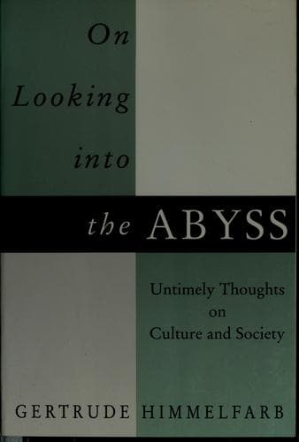 Tapa de On looking into the abyss