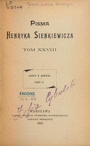 Tapa de Pisma Henryka Sienkiewicza