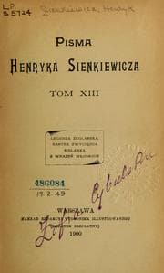 Tapa de Pisma Henryka Sienkiewicza
