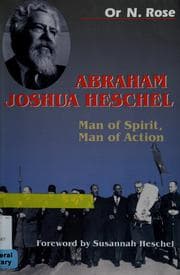 Tapa de Abraham Joshua Heschel