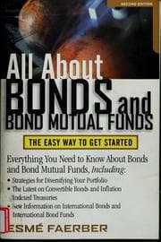 Tapa de All about bonds and bond mutual funds