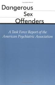 Tapa de Dangerous sex offenders