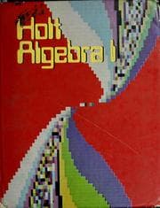 Tapa de Holt algebra 1