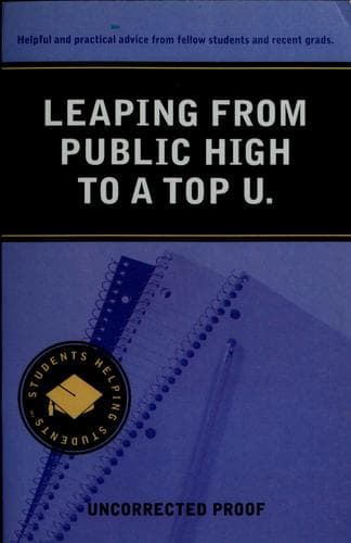 Tapa de Leaping from public high to a top U.
