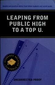Tapa de Leaping from public high to a top U.