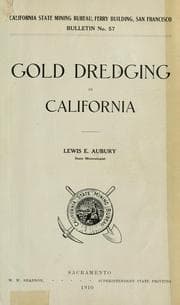 Tapa de Gold dredging in California