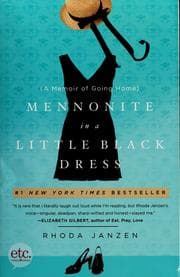 Tapa de Mennonite in a little black dress