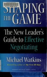 Tapa de Shaping the game