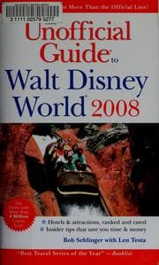 Tapa de The unofficial guide to Walt Disney World