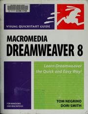 Tapa de Macromedia Dreamweaver 8 for Windows and Macintosh