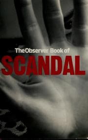Tapa de The Observer book of scandal