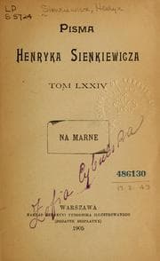 Tapa de Pisma Henryka Sienkiewicza