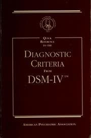Tapa de Diagnostic criteria from DSM-IV