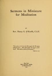 Tapa de Sermons in miniature for meditation