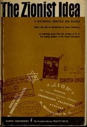 Tapa de The Zionist idea