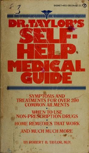 Tapa de Dr. Taylor's Self-help medical guide