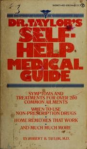 Tapa de Dr. Taylor's Self-help medical guide