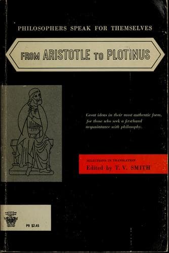 Tapa de From Aristotle to Plotinus