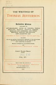 Tapa de The writings of Thomas Jefferson