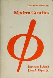 Tapa de Solutions manual : Modern genetics