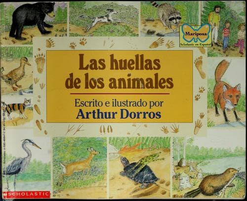 Tapa de Las huellas de los animales