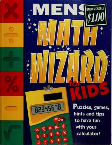 Tapa de Mensa math wizard for kids