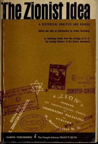 Tapa de The Zionist idea