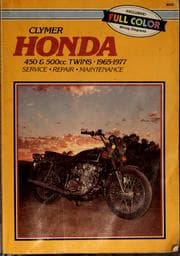 Tapa de Honda, 450 & 500cc twins, 1965-1977