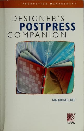 Tapa de Designer's postpress companion