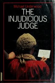Tapa de The injudicious judge