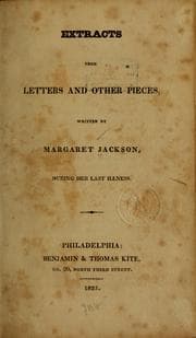 Tapa de Extracts from letters...