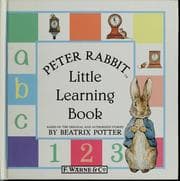 Tapa de Peter Rabbit little learning book