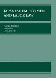 Tapa de Japanese employment and labor law