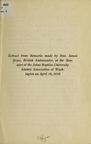 Tapa de Extracts from remarks made by Hon